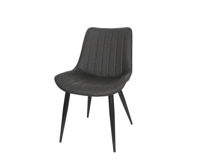 Charlize Dining Chair Grey Leatherette